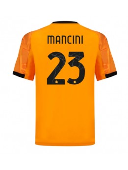 AS Roma Gianluca Mancini #23 Replika Borta Kläder 2025-26 Kortärmad